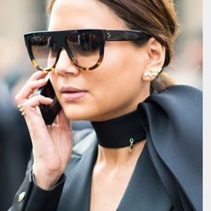 Céline Black Tortoise Havana Sunglasses